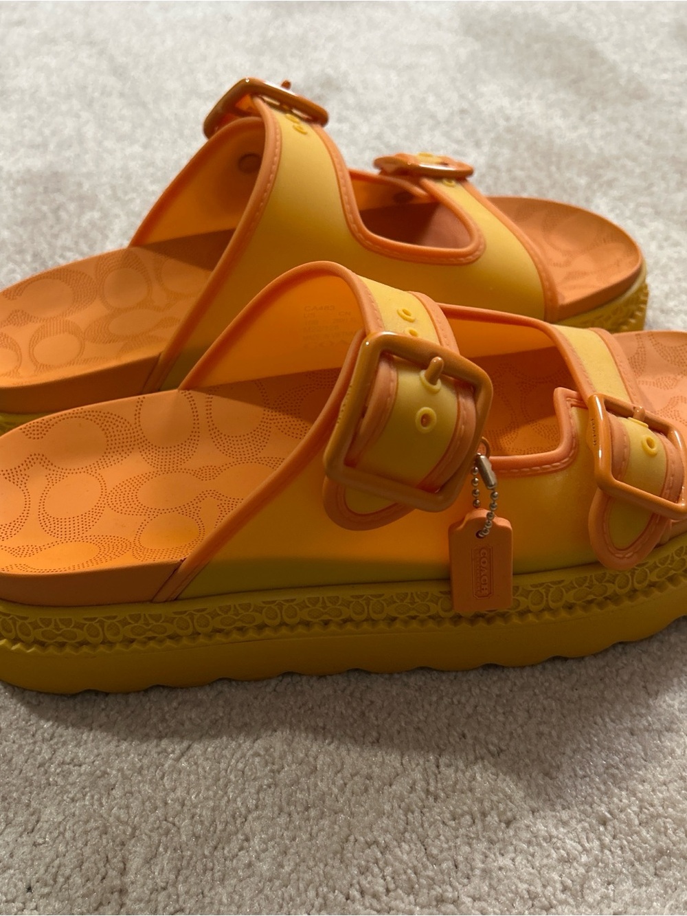 Coach buckle sandals - Picture 3 of 4